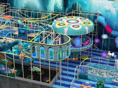 Foto - Dolfinarium deelt eerste beelden van nieuwe indoor speeltuin Atlantis